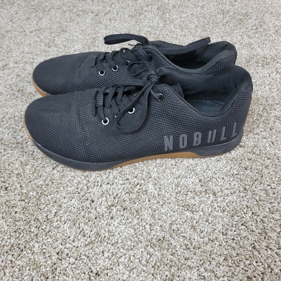 Nobull Outwork Shoes Mens 11.5 Black Gum Workout Strength Training Low Top Gym main image 6